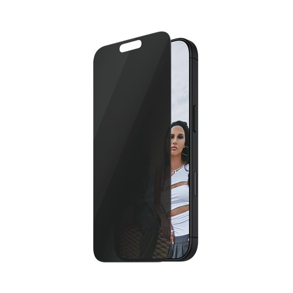 Panzerglass Safe. By ® Privacy Screen Protector Iphone 16 Plus | 15 Plus | Ultra-Wide Fit, Apple, Apple - Iphone 16 Plus, Apple - Iphone 15 Plus, Applicazione A Secco, Antigraffio, Antiurto, Trasparente, 1 Pezzo/I-image