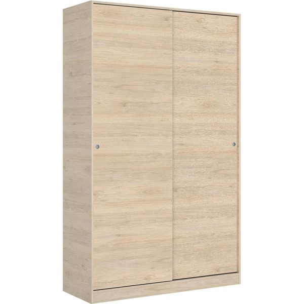 Dmora Guardaroba 2 Ante Alyson 50X204H Cm Marrone Rovere, Appendiabiti 2 Ante-image