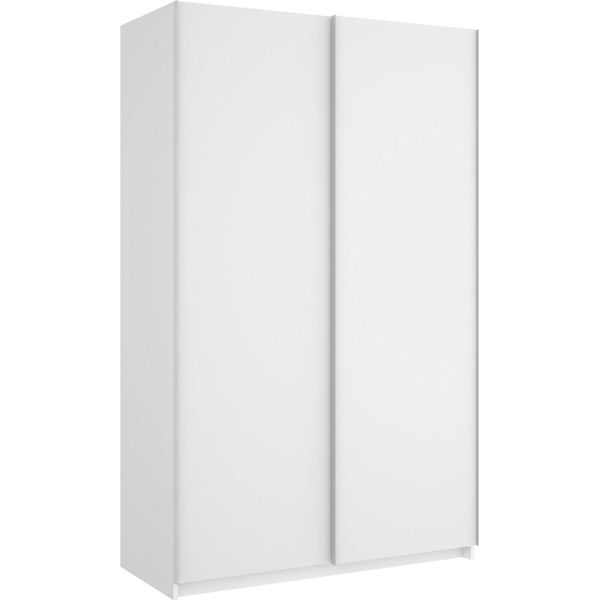 Dmora Guardaroba 2 Ante Alaika 65X204H Cm Bianco, Appendiabiti 2 Ante-image