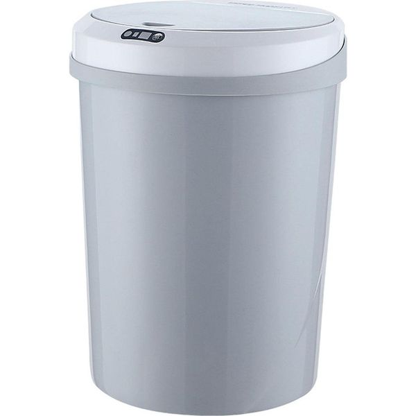 12L Cestino Automatico Intelligente Con Sensore Automatico Per Cucina, Bagno, Soggiorno, Ufficio - Grigio-image