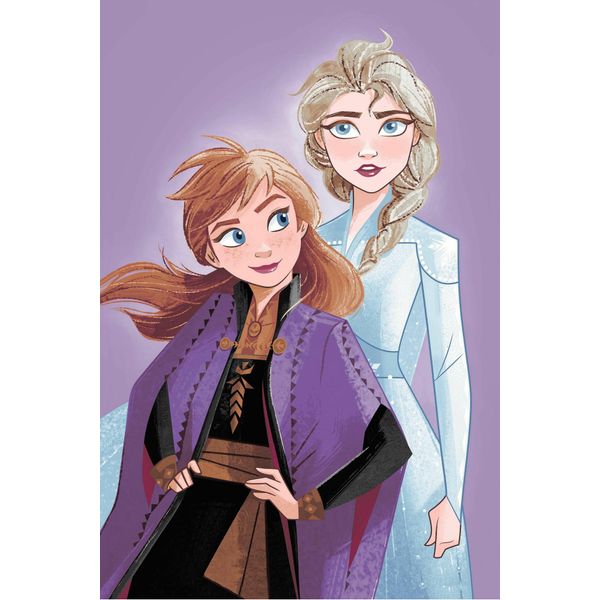 Disney Frozen, Coperta Per Bambini Anna Ed Elsa In Microfibra, Coperta In Pile, Coperta Coccolosa 100 X 150 Cm, 100% Poliestere-image