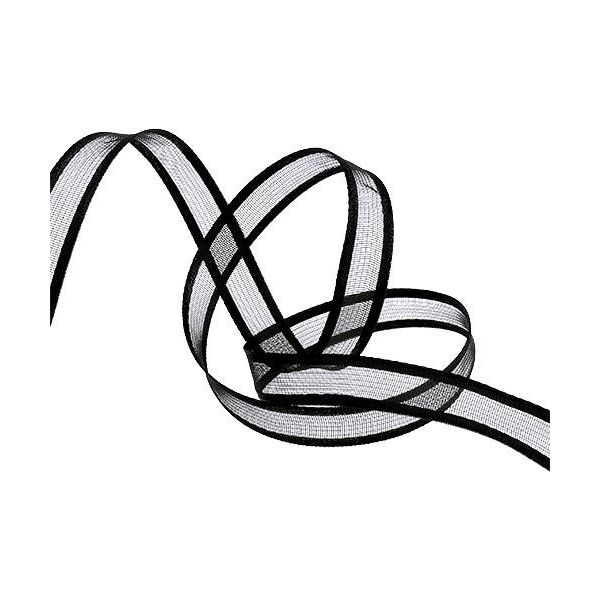 Nastro Decorativo In Raso Nero 15Cm X 25M Nastro Regalo-image