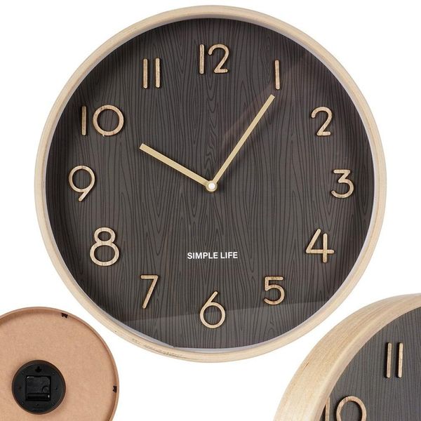Vilde Orologio Da Parete Orologio Da Camera Grigio 38 Cm-image