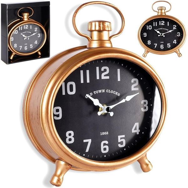 Vilde Orologio Da Parete Sveglia Nero 20,5X24 Cm-image