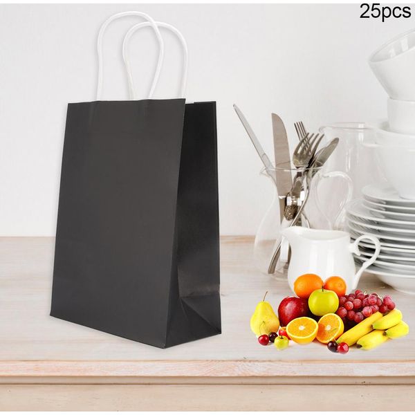 Carta Kraft, Sacchetto Regalo, Carta Kraft Per Matrimonio, Carta Kraft Con Manico, Sacchetto Per Bomboniere-image