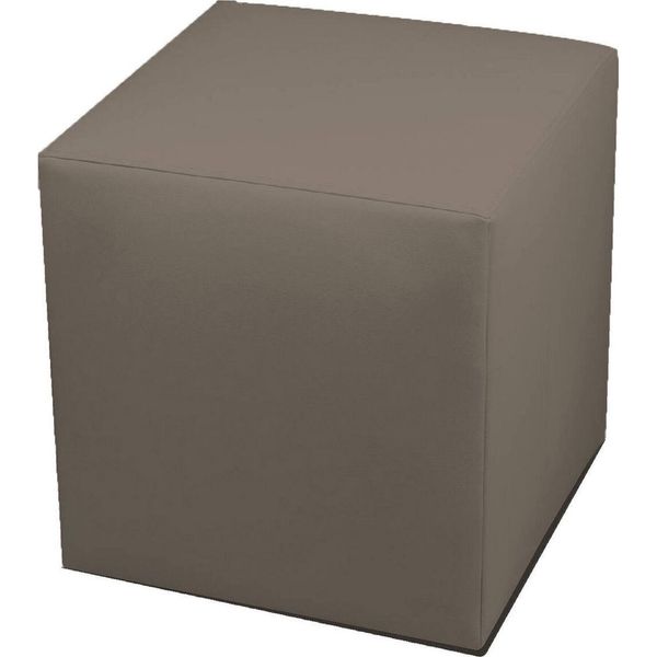Talamo Italia Pouf Accumoli 40X40X42H Cm Grigio, Grigio Forma Cubica Italy-image