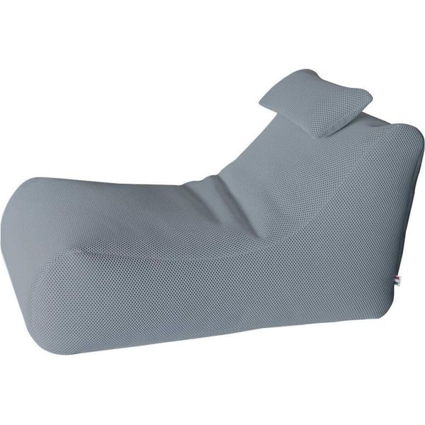 Talamo Italia Pouf МіHck 120X70X65H Cm Grigio, Grigio Forma Sacco Italy-image