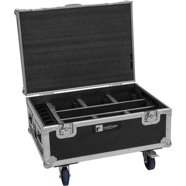 Roadinger Flightcase 6X Akku Ip TL-3 Qcl Trusslight Crmx Mit Ladefunktion Und Rollen (31005250)-image