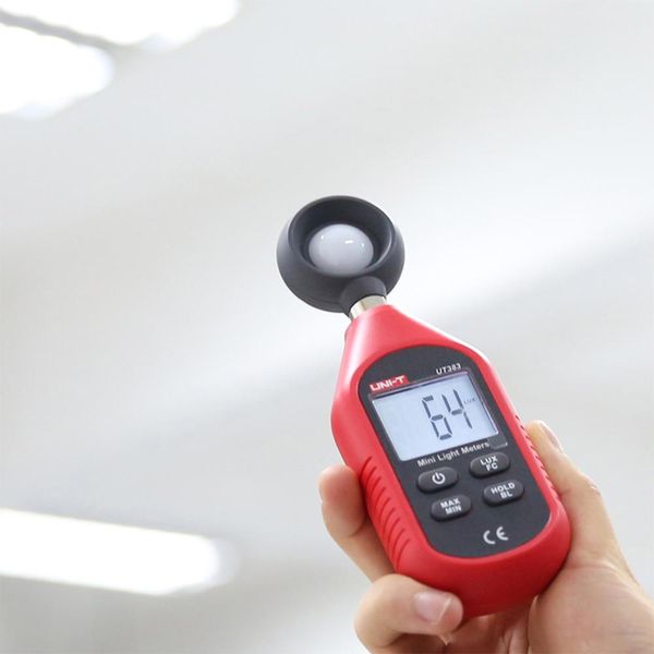 UNI-T UT383 Mini Misuratore Di Luce Luxometro Digitale Luminanza 0~199,999Lux Apparecchiatura Di Prova Ambientale Illuminometro Portatile Fotometro Misuratore Di Luce Lux Misurazione Della Luminosità-image