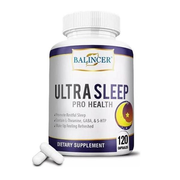 Ultra Sleep 952Mg (120 Capsule) Integratore Alimentare, Sonno, Umore, Stress, Memoria, Rilassamento, Concentrazione-image