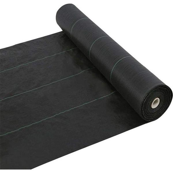 Tessuto Per Il Paesaggio Con Barriera Di Erbacce Copertura Del Terreno Resistente Panno Per Erbacce Copertura Durevole Del Vialetto Stuoia Per Erbacce All'aperto-image