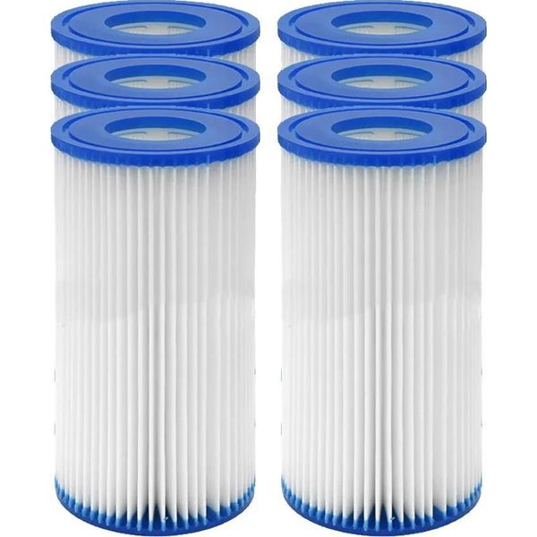 Cartucce Filtranti Per Piscina, Filtrazione Efficiente, Facile Manutenzione, 6 Pezzi-image
