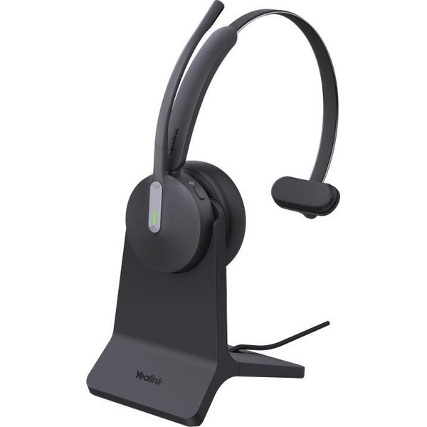 Yealink 1208702 BH70 Mono Teams Headset Schwarz Con Supporto Di Ricarica-image