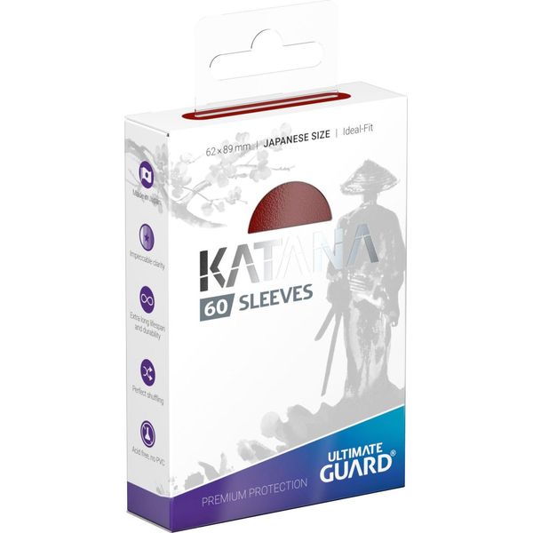 Karbonowe Koszulki Kart Do Gry Ultimate Guard Katana - Rozmiar JapońSki 60 Szt.-image