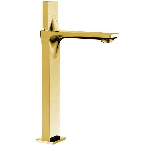 Mexen Crux Rubinetto Alto Per Lavabo, Oro - 744410-50-image