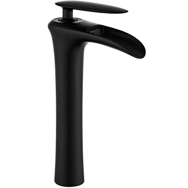 Mexen Lyra Miscelatore Lavabo Alto, Nero - 745310-70-image