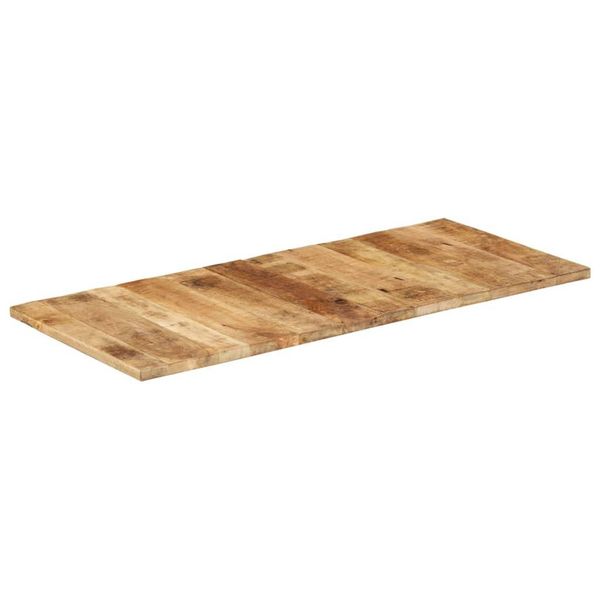 The Living Store Piano Del Tavolo In Legno Massiccio Mango 25-27 Mm 140X60 Cm-image