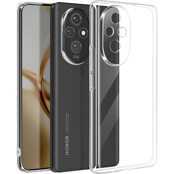 Mayaxess, Custodia Protettiva In Silicone Morbido Per Honor 200, Trasparente-image