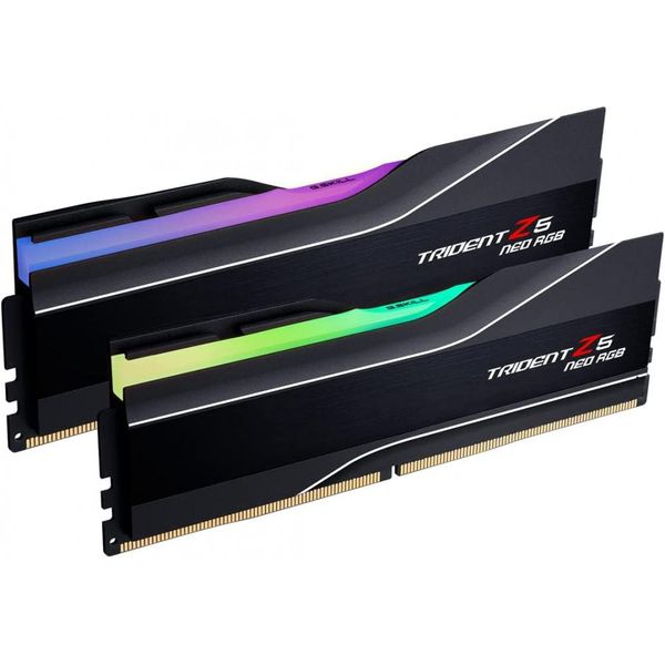 G.Skill Trident Z5 Neo Rgb - DDR5 - Kit - 64 Gb: 2 X 32 Gb - Dimm 288-PIN - 6000 Mhz / PC5-48000 - CL30 - Nonecc - Opaco-image