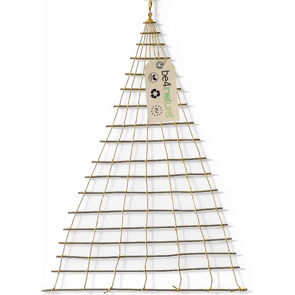 Be4Nature Albero Di Natale In Legno Da Appendere 100 Cm X 140 Cm Albero Di Natale Da Parete Decorazione Da Appendere Decorazione Calendario Dell'avvento Da Parete Come Decorazione Natalizia In Legno-image