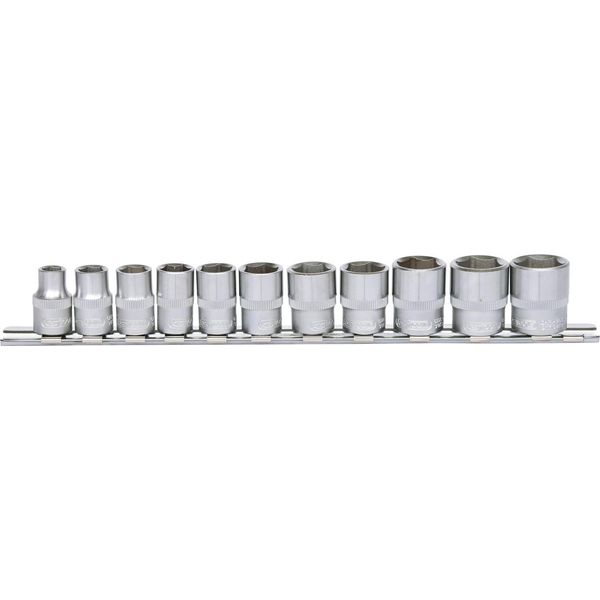 Ks Tools Set Di Bussole Esagonali 3/8" 11 Pezzi 8-19 Mm - 911.0608"-image