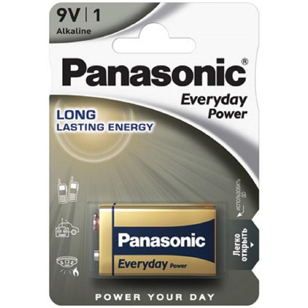 Panasonic Batteries Panasonic Everyday Power Battery 6LR61EPS/1B 9V-image