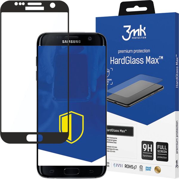 Samsung Galaxy S7 Edge - Vetro Duro 3Mk Max Nero-image