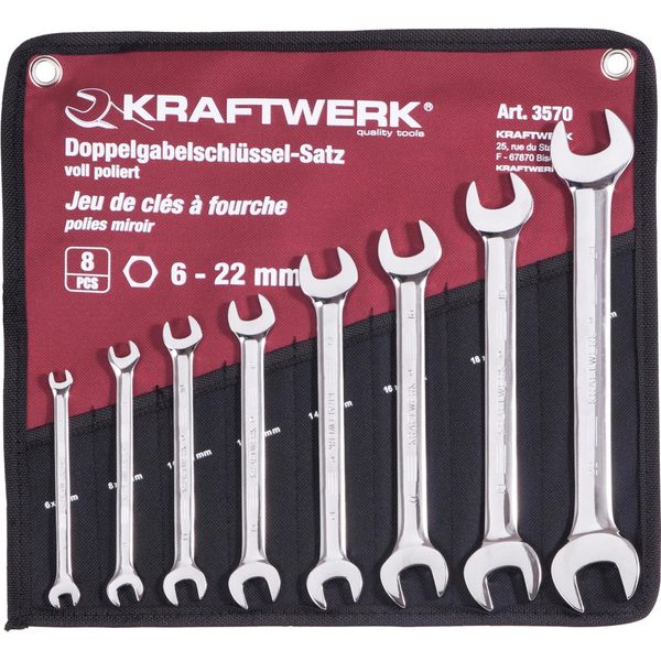 Set Di Chiavi A Forchetta Doppie Da 8 Tonnellate Con Asta Completa 6-22 Mm-image