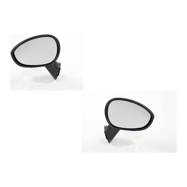 Johns, Specchietti Retrovisori Esterni Adatti Per Fiat 500 312 10/07- Set Destro E Sinistro Nero 735452180 735481656 735481646 735452174-image