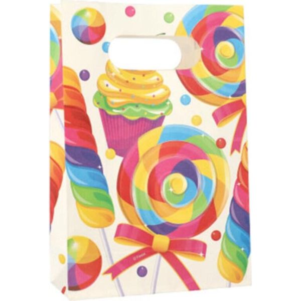 Papstar 88862 Papstar Party-PapiertüTen "Candies"", 140 X 210 X 60 Mm"-image