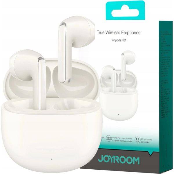 Joyroom BelaidėS AusinėS Joyroom Tws JR-FB1 Baltos-image