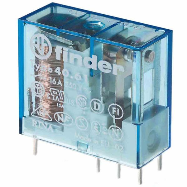 Finder 40.61.9.024.0000 Printrelais 24 V/Dc 16 A 1 Wechsler 1 St. 40.61.9.024-image