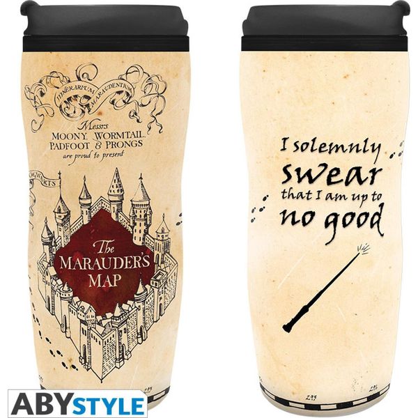Harry Potter - Tazza Termica Da Viaggio Con Mappa Dei Marauder (355 Ml)-image
