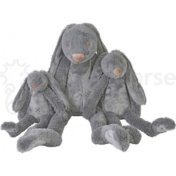 Happy Horse Coniglio Giocattolo Richie Grigio Scuro 38 Cm - Peluche Super Morbido-image