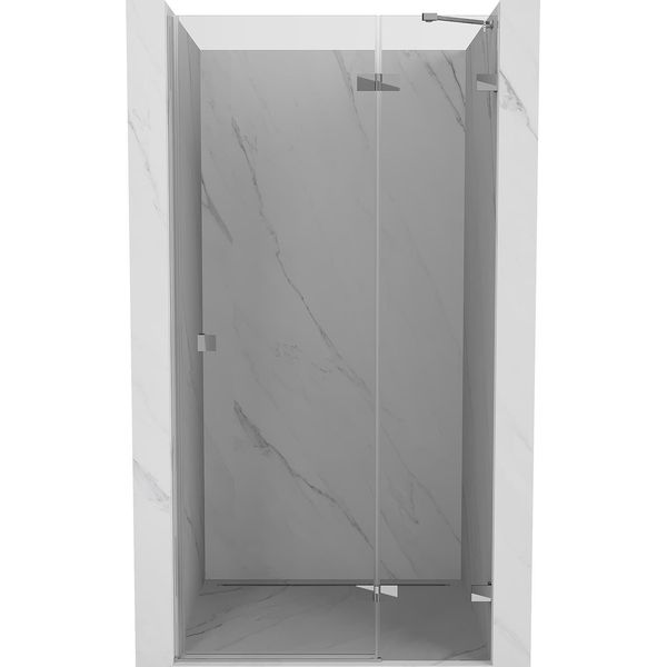 Mexen Lunar Porta Doccia Battente Destra 95 Cm, Trasparente, Cromo - 834-095-000-01-00-P-image