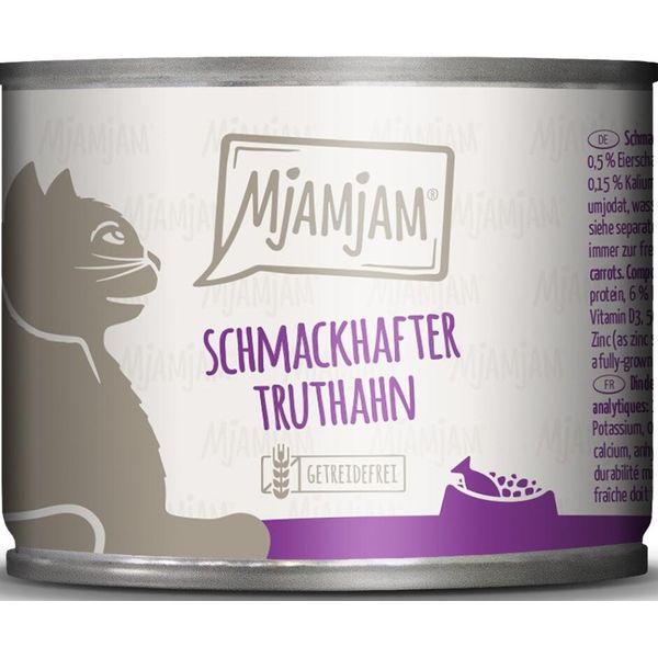 Mjamjam Tacchino Saporito Con Carote Saporite 200Gx6-image