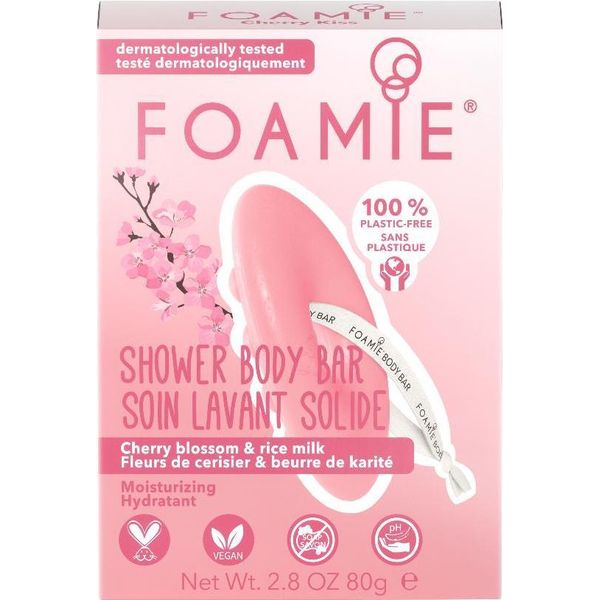 Foamie Shower Body Bar Fiori Di Ciliegio E Latte Di Riso 80 G-image