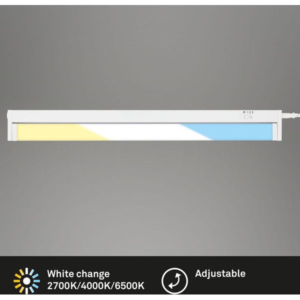 Lampada Da Incasso Led Lampada Da Incasso Lampada Da Cucina 54,5Cm Cct Orientabile 6,5W Briloner-image