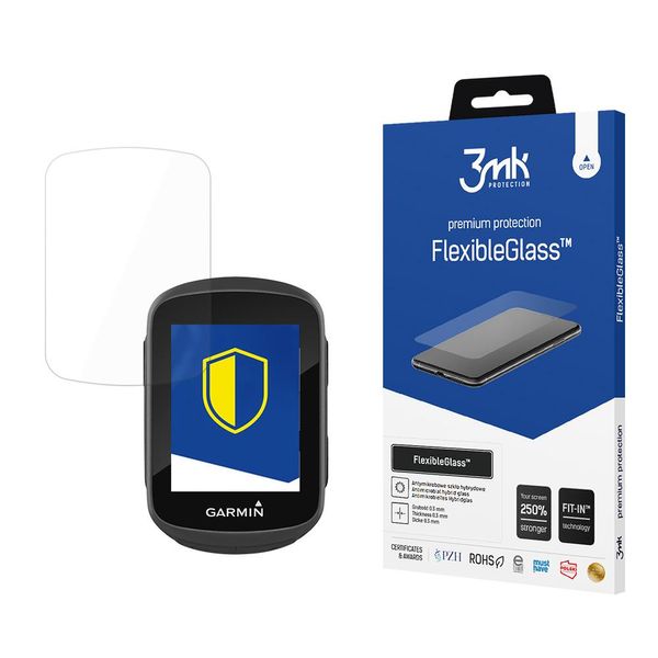 Garmin Edge 130 - Vetro Flessibile 3Mk-image