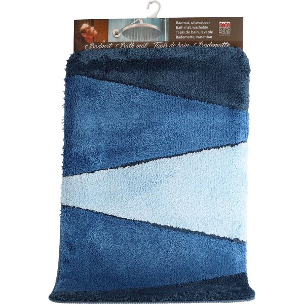 Tappeto Da Bagno Dutch House Lusso Blu 60X90 Cm - Tappeto Da Bagno Antiscivolo-image