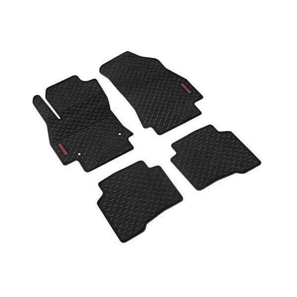 Pilot, Set Di Tappetini In Gomma Ecologica Personalizzati Per Citroen Nemo, Fiat Fiorino, Fiat Qubo, Peugeot Bipper-image