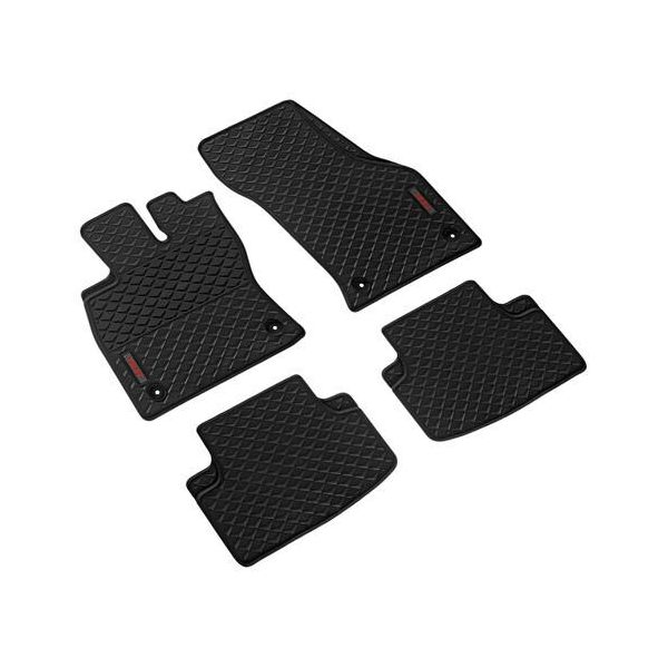 Pilot, Set Di Tappetini In Gomma Ecologica Personalizzati - Compatibili Per Audi A3 Sportback (11/12>04/20) - Volkswagen Golf Vii Sportsvan (05/14>08/18)-image