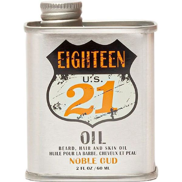 18.21 Man Made Men's Skin, Hair & Beard Oil - Noble Oud, 60Ml-image