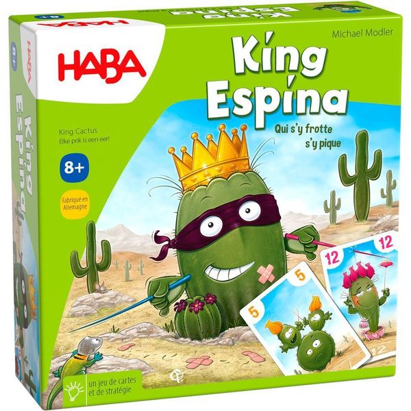 Gioco Di Carte Haba King Espina - Gioco Educativo Di Famiglia Per Bambini-image