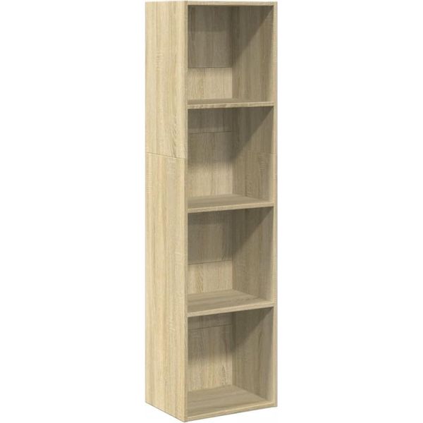 Vidaxl Libreria Rovere Sonoma 40X30X152 Cm Materiale A Base Di Legno-image
