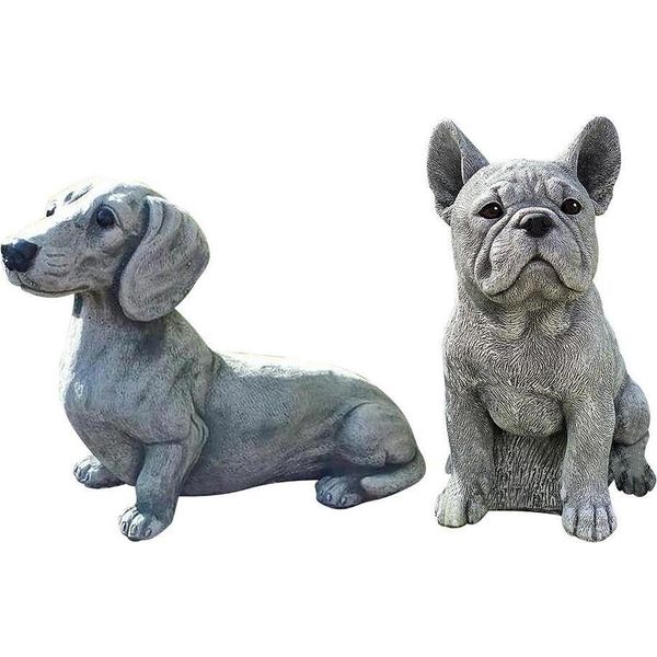 Statua Di Cane, Decorazione Da Giardino-image
