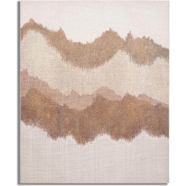 Furnlux Arte Da Parete Marrone-Beige 80Cm / Colore Principale: Beige / Dimensioni: 80 X 100 X 4 Cm-image