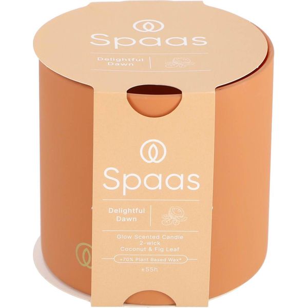 Candela Profumata Spaas Glow, 2 Stoppini, 55 H, Delightful Dawn-image