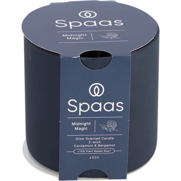 Candela Profumata Spaas Midnight Magic A 2 Stoppini 55 Ore Di Combustione-image
