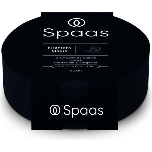 Candela Profumata Spaas Glow, 4 Stoppini, 20 Ore, Midnight Magic-image
